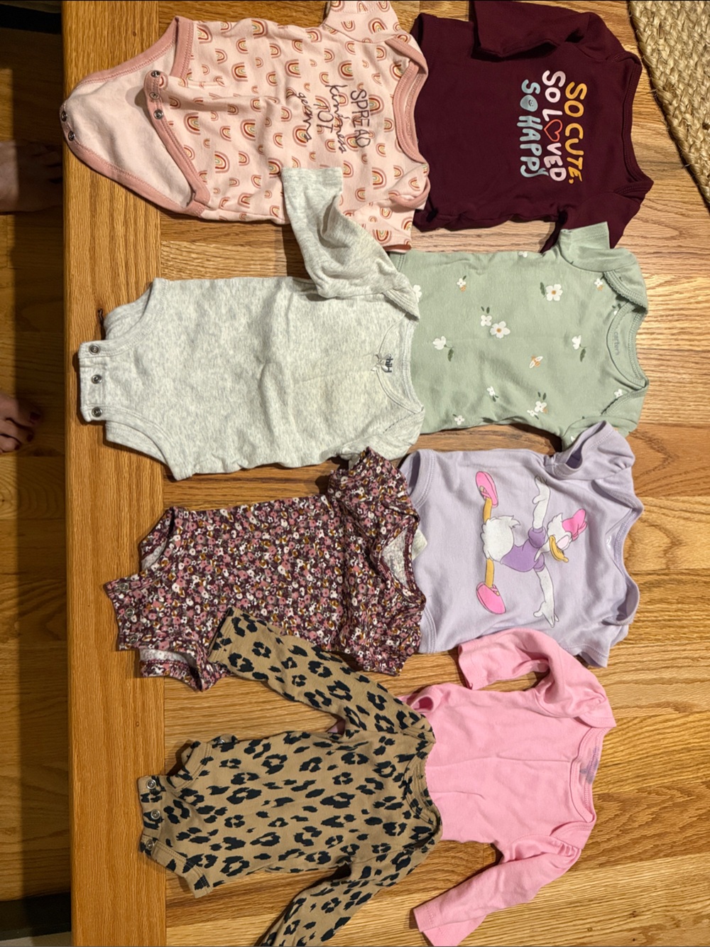 Girls onesies newborn to 3 month